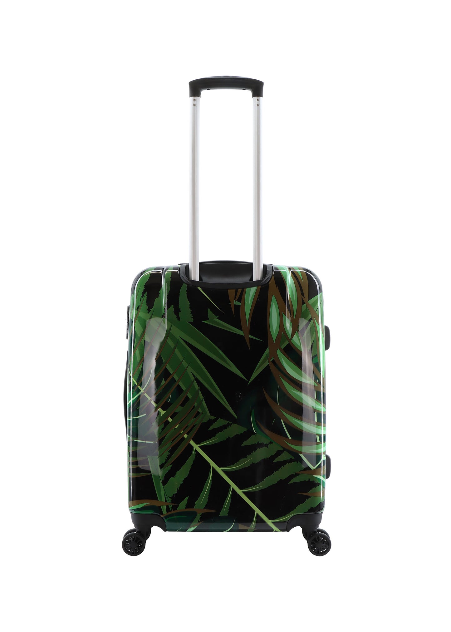Saxoline Hard Case / Trolley / Travel Case - 64 cm (Moyen) - Imprimé feuilles de palmier