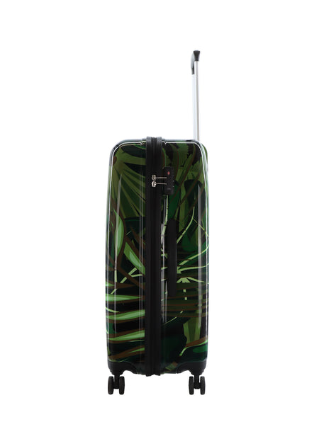 Saxoline Harde Koffer / Trolley / Reiskoffer - 74 cm (Large) - Palm Leaves Print