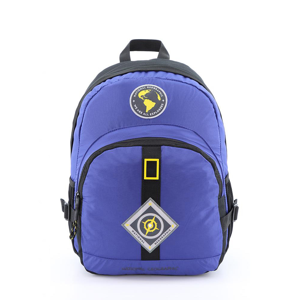 National Geographic N-Explorer - Voorkant Blauw outdoor rugzak | luggage4u.be