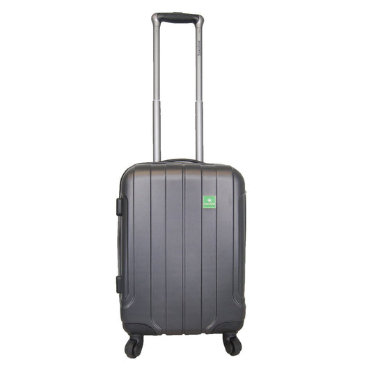 Saxoline Handbagage Harde Koffer / Trolley / Reiskoffer - 54cm (Small) - Matrix - Grijs