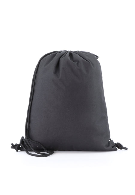 2be Gymtas / Rugzakje Lichtgewicht - 0 -10 Liter - String Bag – Zwart / Grijs