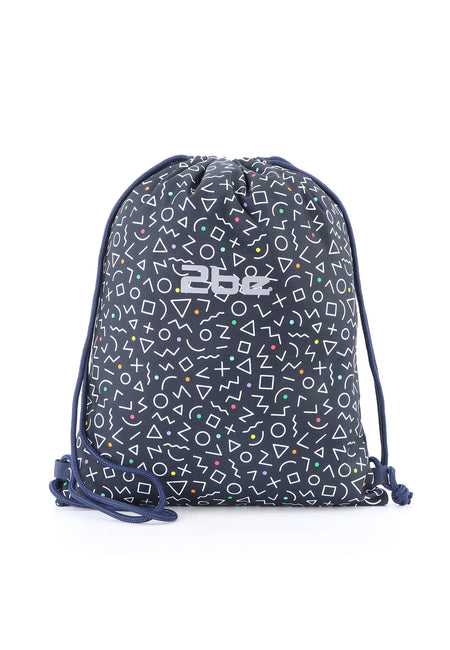 2be Gym Bag / Backpack Lightweight - 0 -10 Liter - String Bag - Bleu Marine