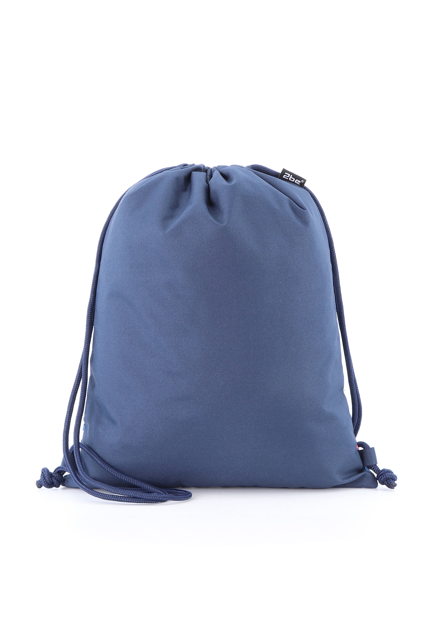 Achterkant Blauw stringtas van 2be | luggage4u.be