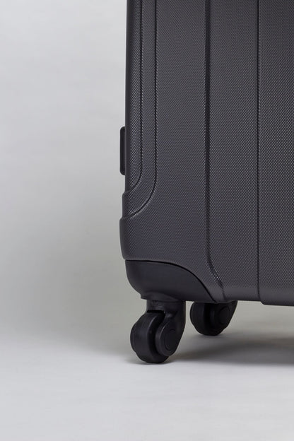 Saxoline Matrix M - Onderkant Antraciet ABS hard reiskoffer | luggage4u.be