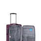 Saxoline Blue Alpine trolley medium aubergine zachte  koffer Luggage 4U