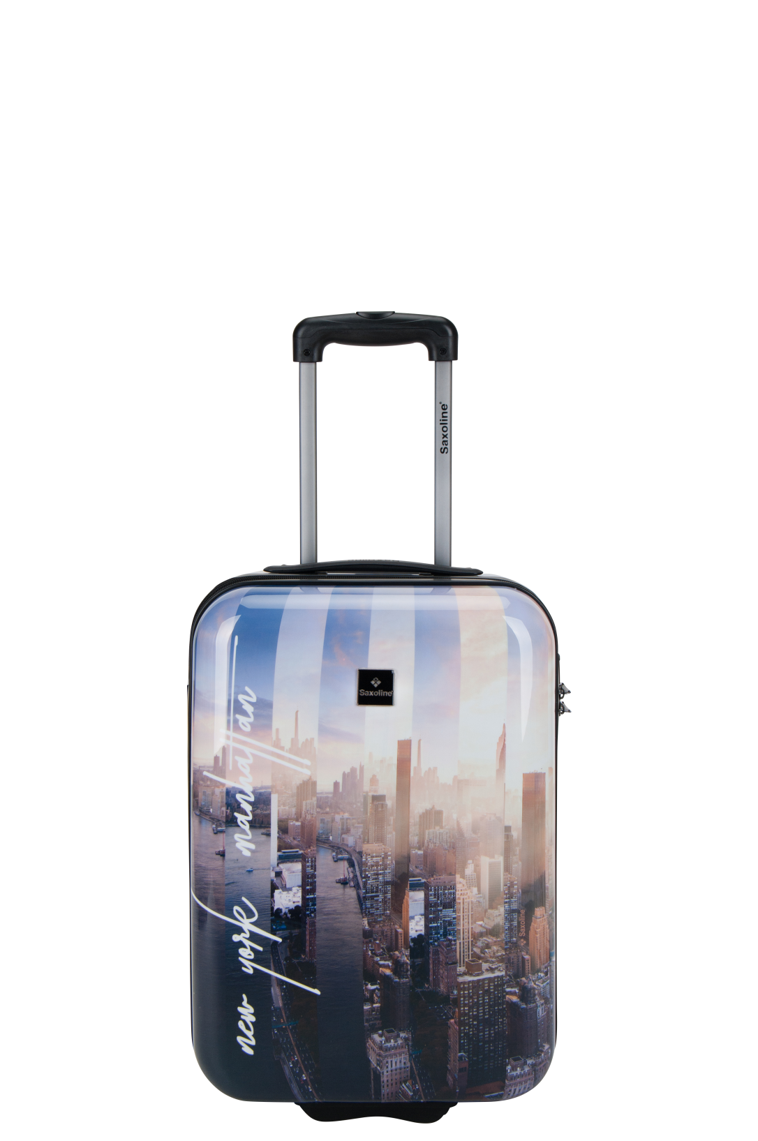 Saxoline S - Voorkant Manhattan Print hard reiskoffer | luggage4u.be