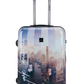 Saxoline M - Voorkant Manhattan Print hard reiskoffer | luggage4u.be