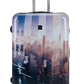 Saxoline L - Voorkant Manhattan Print hard reiskoffer | luggage4u.be