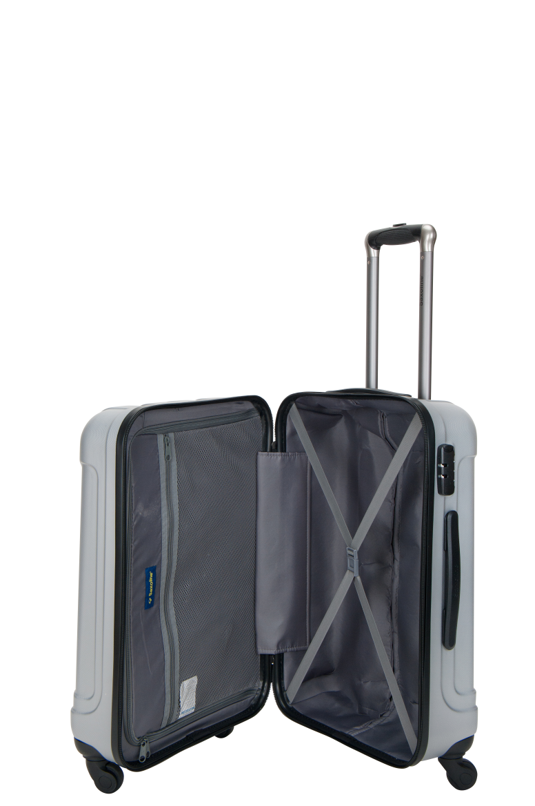 Saxoline Matrix M - Binnenkant Zilver ABS hard reiskoffer | luggage4u.be