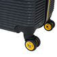 National Geographic Abroad M - Onderkant Zwart hard reiskoffer | luggage4u.be