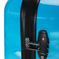 Saxoline Blue L - TSA-Slot Aanzicht Island Print hard reiskoffer | luggage4u.be