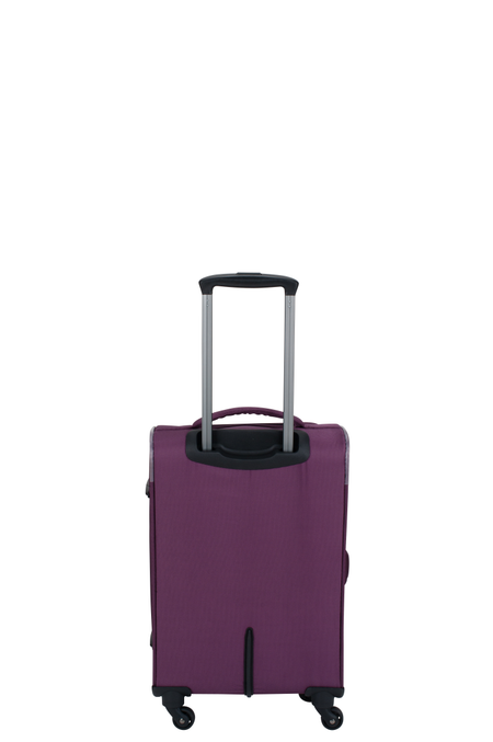Valise souple / trolley / valise de voyage Saxoline Blue pour bagage à main - 54 cm (petit) - Alpine - Aubergine
