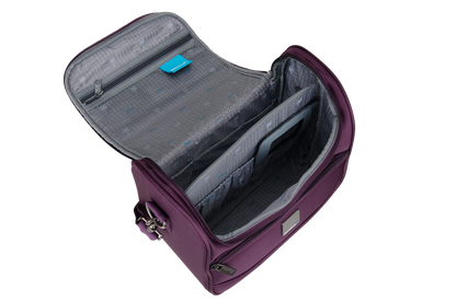 Saxoline Blue Alpine - Binnenkant Aubergine cosmetica tas | luggage4u.be