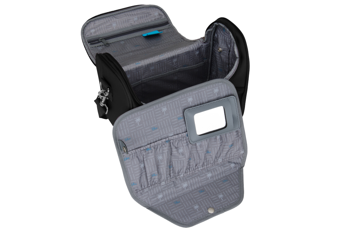 Saxoline Blue Alpine - Binnenkant Zwart cosmetica tas | luggage4u.be