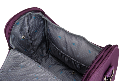 Saxoline Blue Alpine - Binnenkant Aubergine cosmetica tas | luggage4u.be