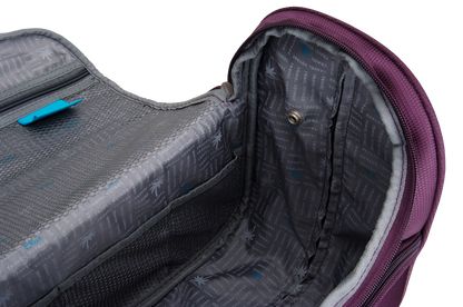 Saxoline Blue Alpine - Binnenkant Aubergine cosmetica tas | luggage4u.be
