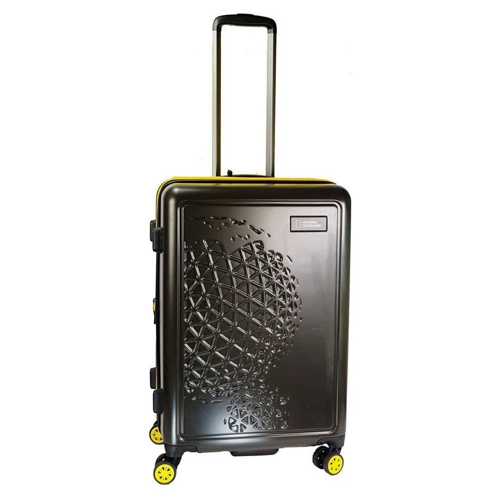 National Geographic Globe M - Voorkant Khaki hard reiskoffer | luggage4u.be