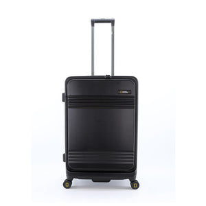 National Geographic Uitbreidbare Harde Koffer / Trolley / Reiskoffer - 67.8 cm (Medium) - Lodge - Zwart