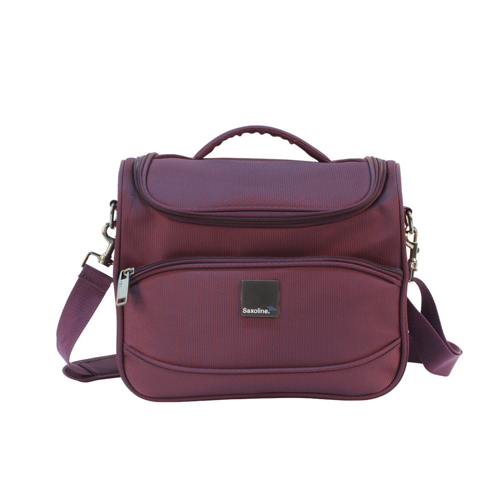 Saxoline Blue Alpine lichte Casual beauty case en tas - Aubergine