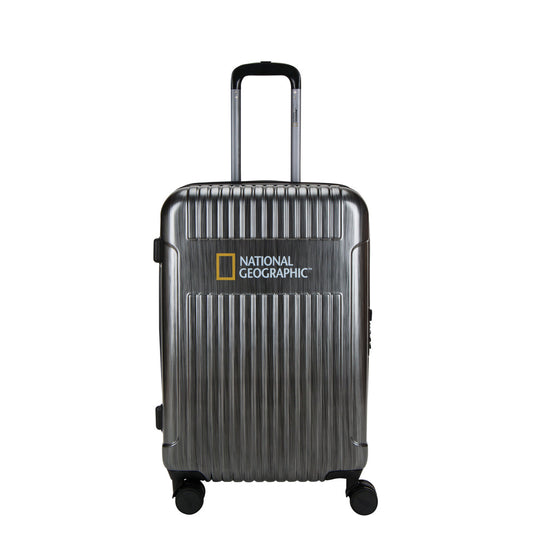 National Geographic Harde Koffer / Trolley / Reiskoffer - 67 cm (Medium) - Transit - Zwart
