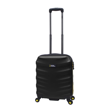 National Geographic Handbagage Harde Koffer / Trolley / Reiskoffer - 54 cm (Small) - Arete - Zwart