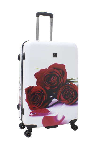 Saxoline Red Roses hard koffer bedrukt large
