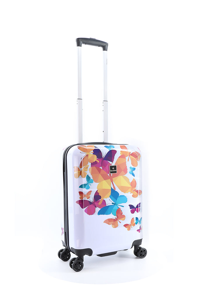Saxoline S - Voorkant Butterfly hard reiskoffer | luggage4u.be