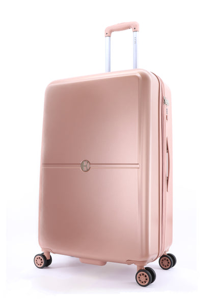 ELLE Chic L - Voorkant Roze hard reiskoffer | luggage4u.be
