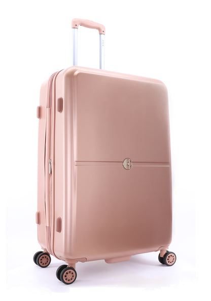 ELLE Chic - Voorkant Roze Hard reiskoffer | luggage4u.be