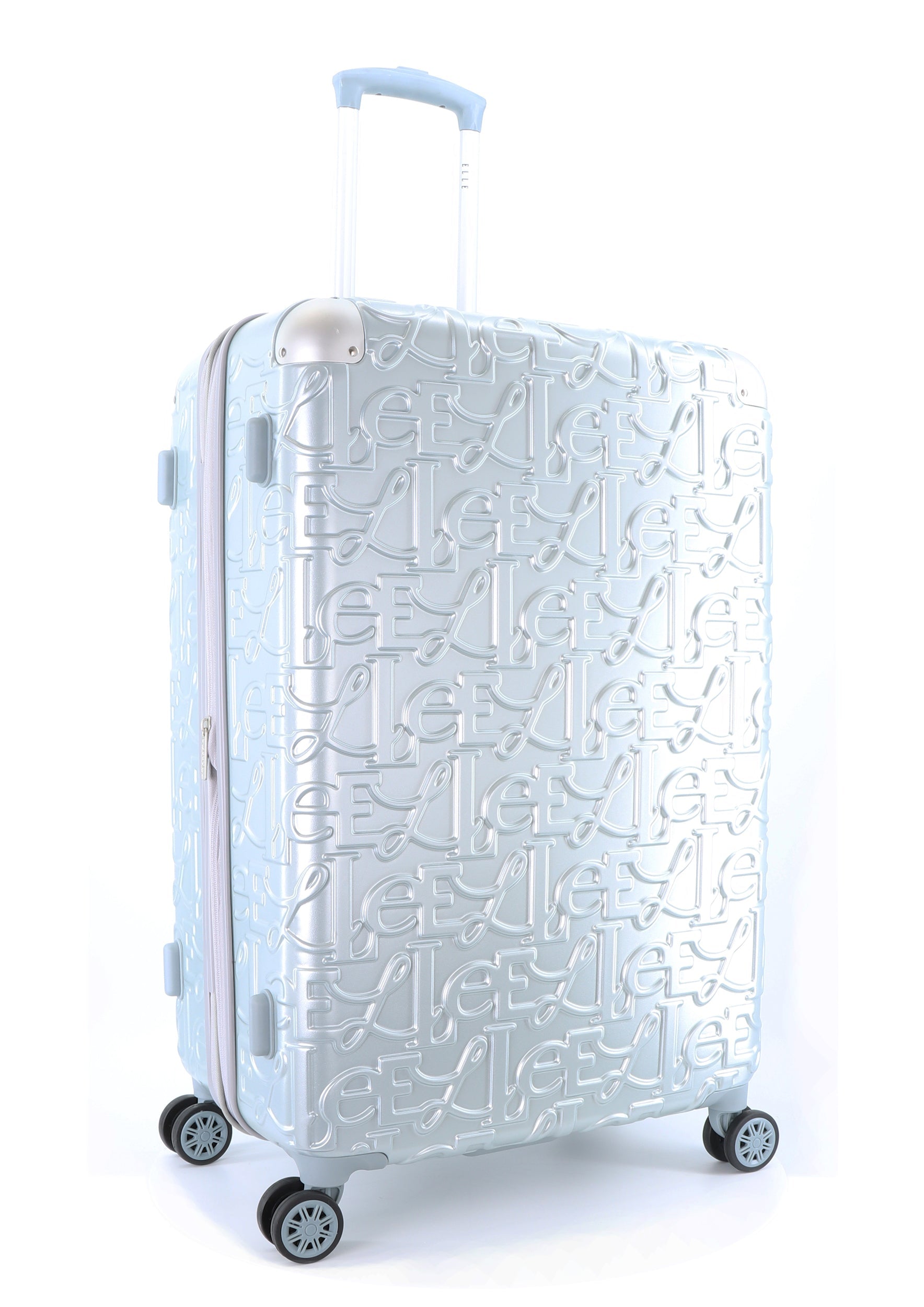 ELLE Alors - Voorkant Zilver Hard reiskoffer | luggage4u.be