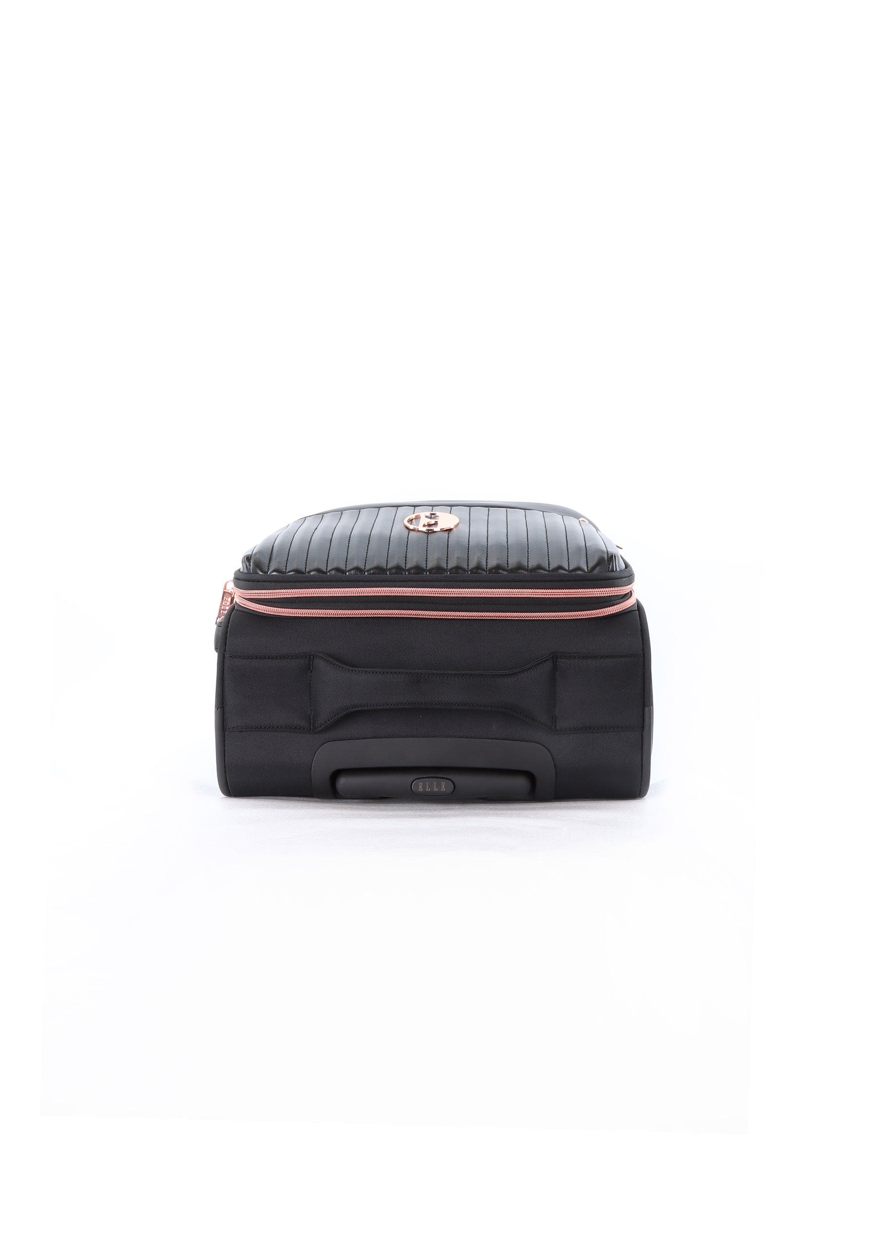 ELLE Gaint S - Bovenkant Zwart zacht reiskoffer | luggage4u.be