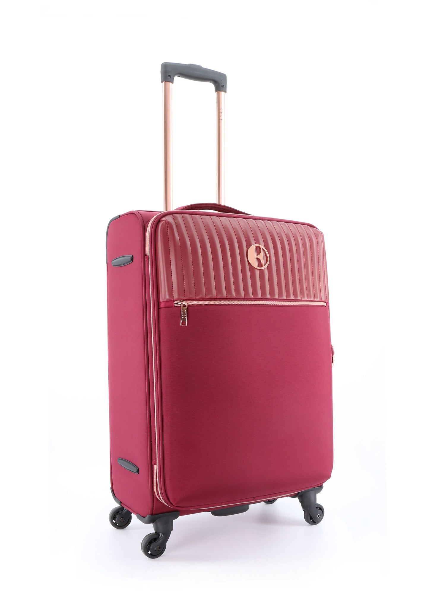ELLE Giant - Voorkant Bourgondië zachte reiskoffer | luggage4u.be