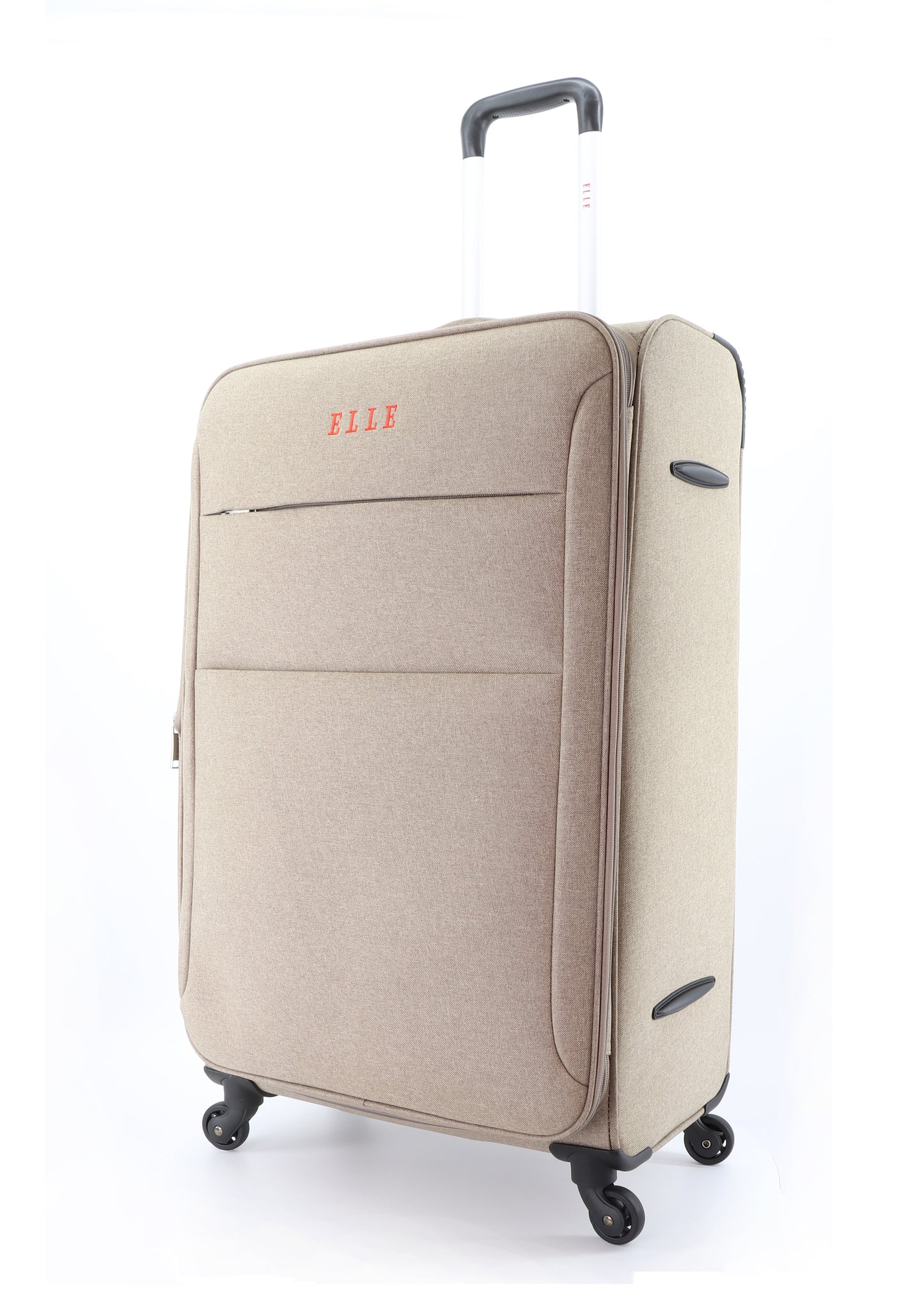ELLE Pledge L - Voorkant Beige zacht reiskoffer | luggage4u.be