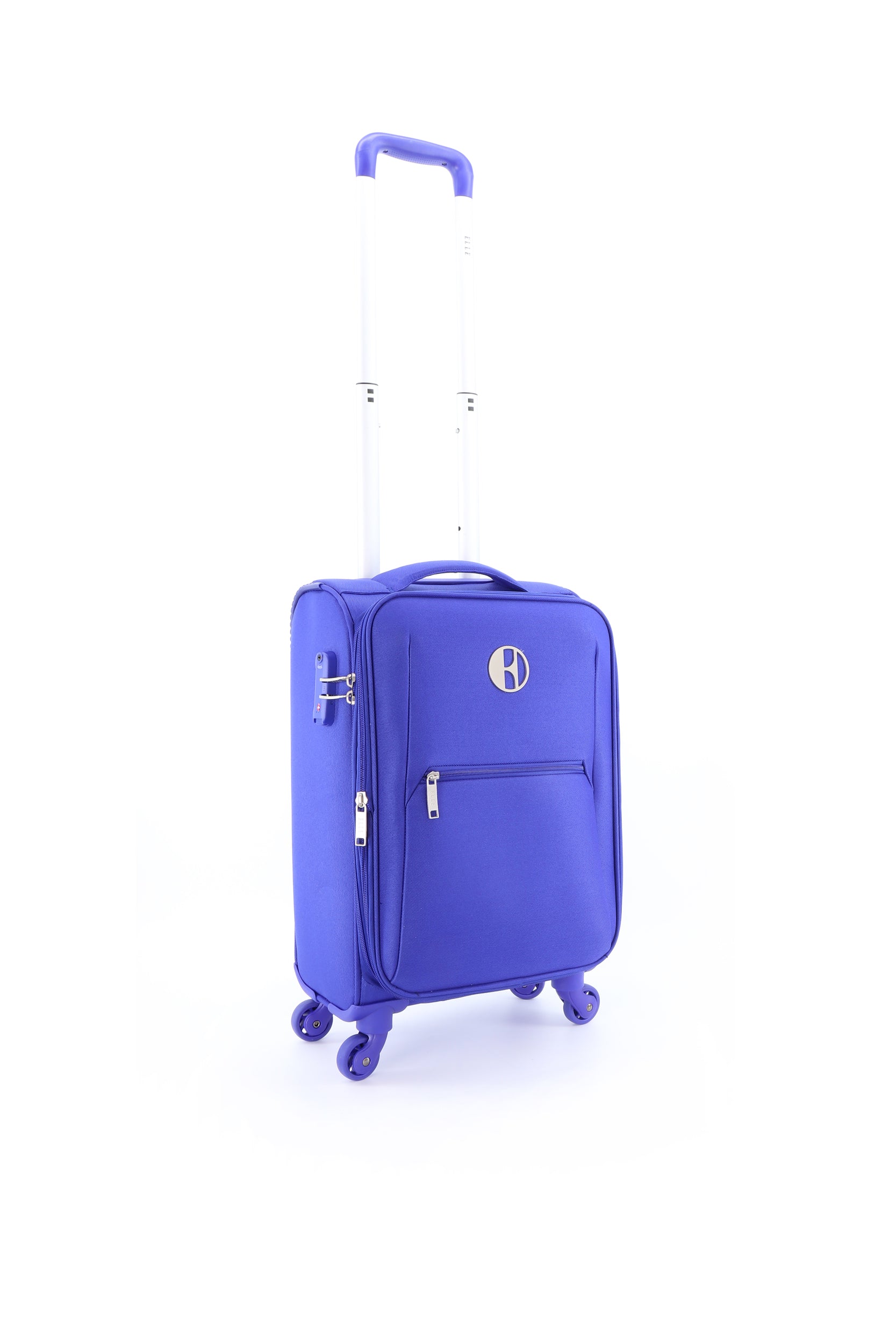 ELLE Mode S - Voorkant Blauw zacht reiskoffer | luggage4u.be
