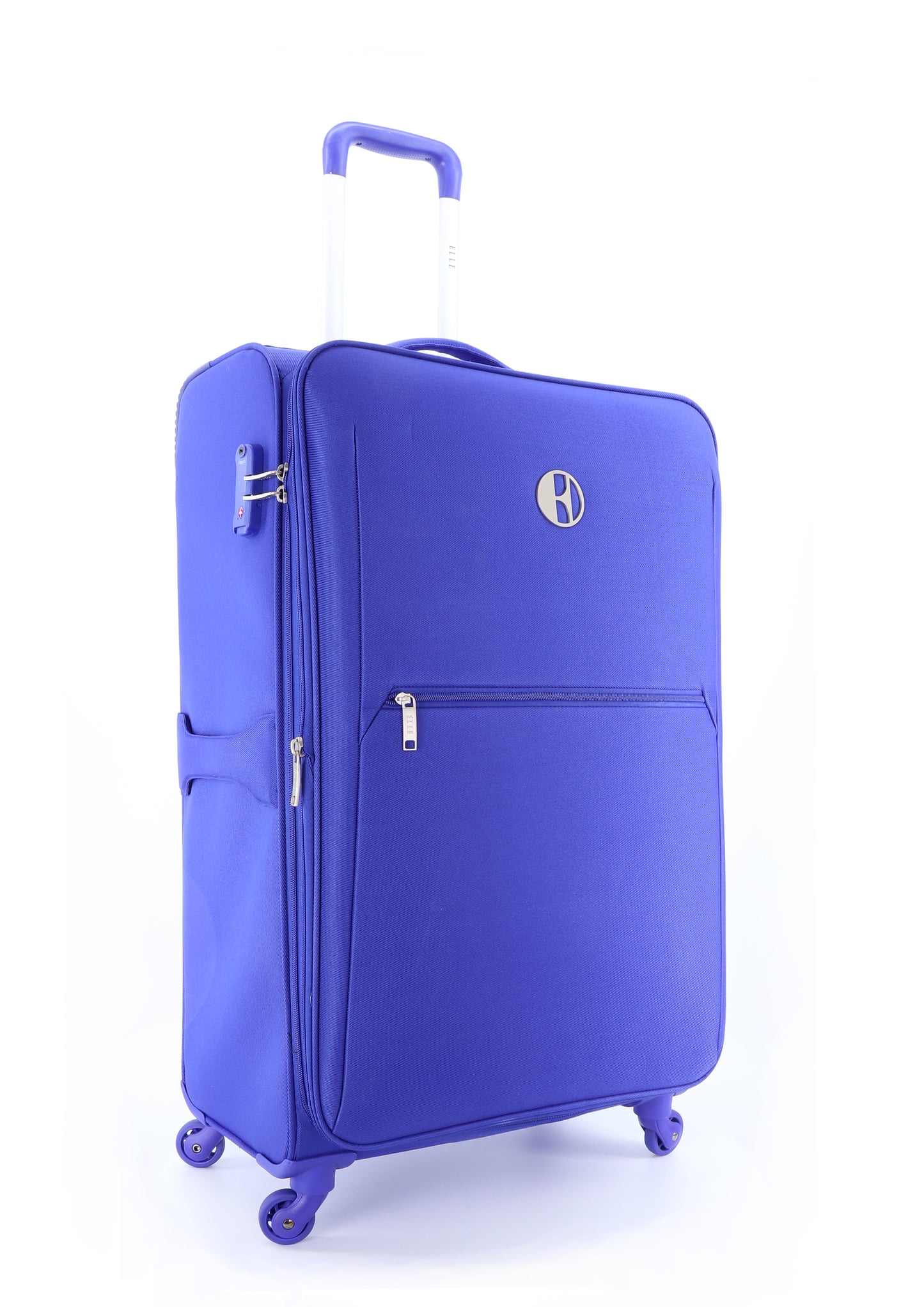 ELLE Mode - Voorkant Blauw zachte reiskoffer | luggage4u.be