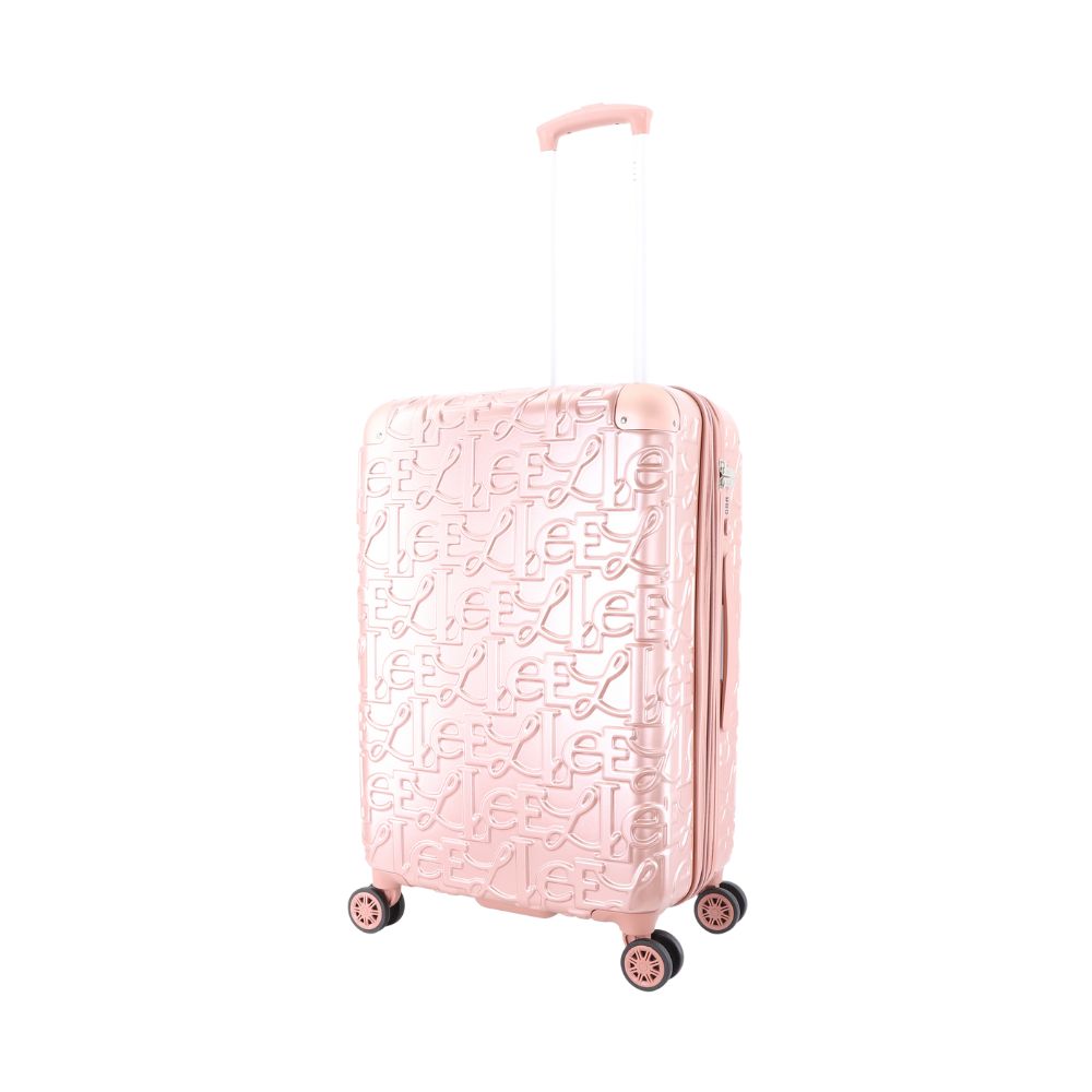 ELLE Alors M - Voorkant Roze hard reiskoffer | luggage4u.be