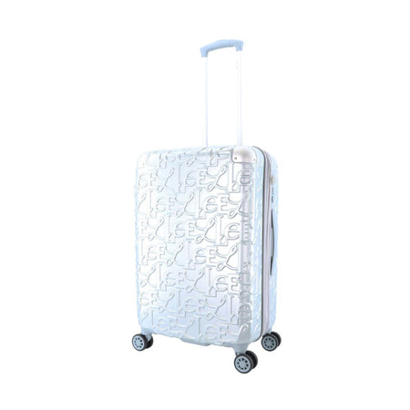 ELLE Harde Koffer / Trolley / Reiskoffer - 60 cm (Medium) - Alors - Zilver