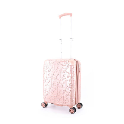 ELLE Alors S - Voorkant Roze hard reiskoffer | luggage4u.be
