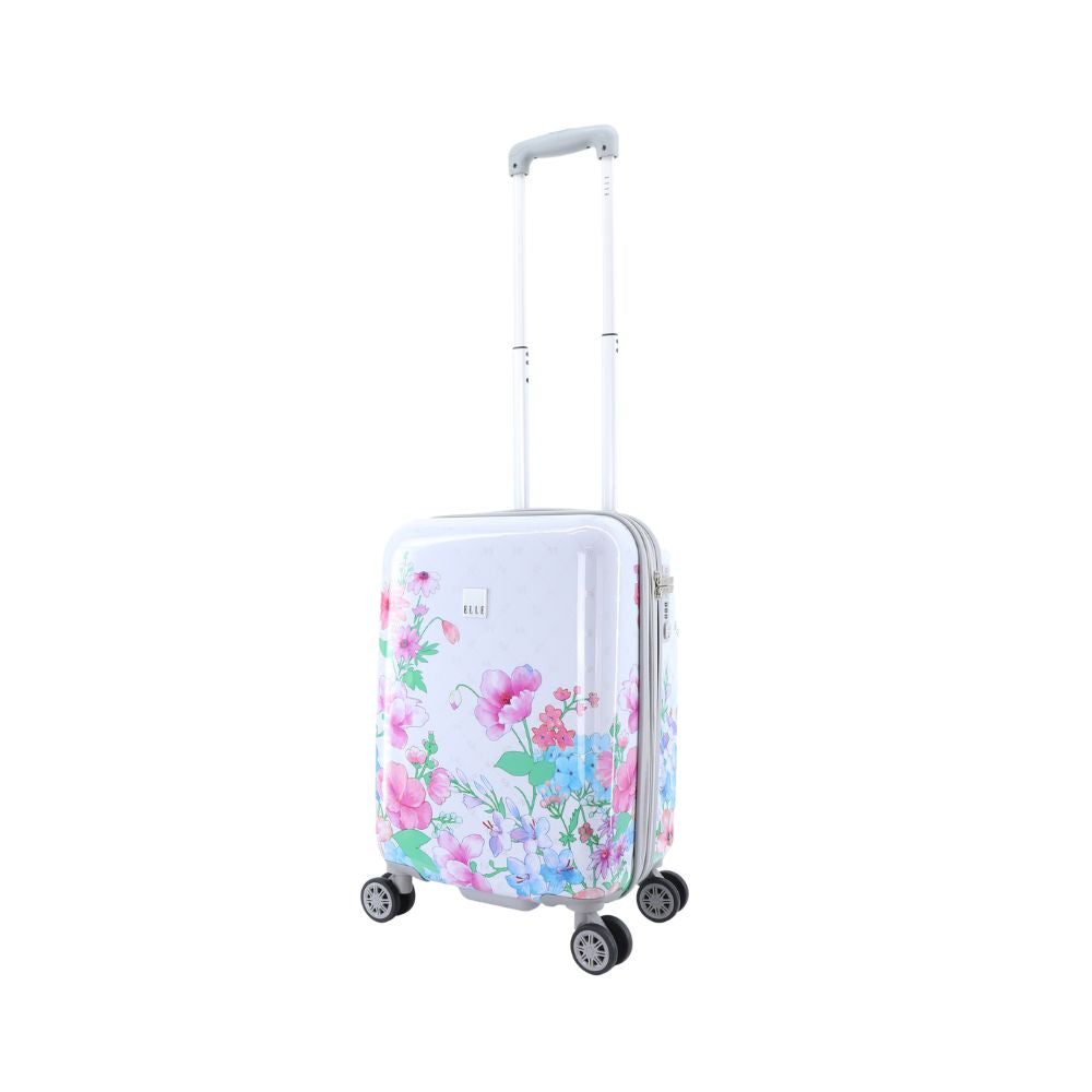 ELLE Bouquet S - Voorkant Wit hard reiskoffer | luggage4u.be