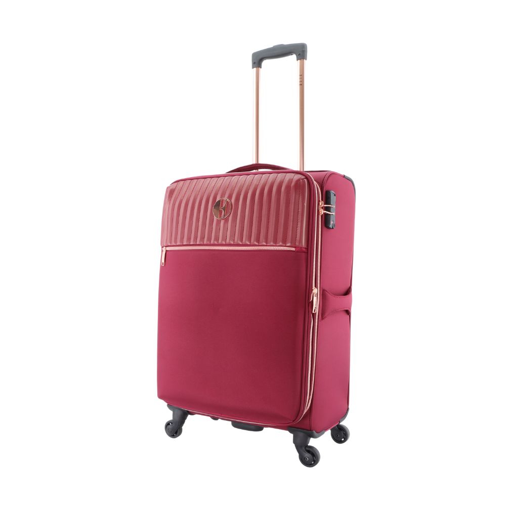 ELLE Gaint M - Voorkant Bourgondië zacht reiskoffer | luggage4u.be