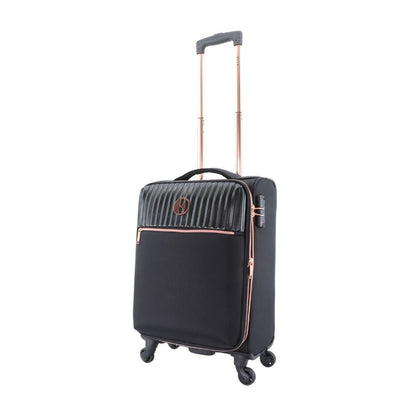 ELLE Gaint S - Voorkant Zwart zacht reiskoffer | luggage4u.be