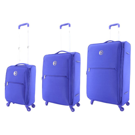 ELLE Mode - zachte reiskofferset Blauw | luggage4u.be