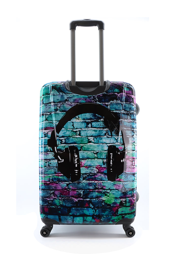 Saxoline - Achterkant Headphone hard reiskoffer | luggage4u.be