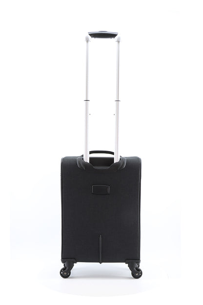 Saxoline Relax Red zipper zachte handbagage Rieskoffer 55cm (Small) - Antraciet