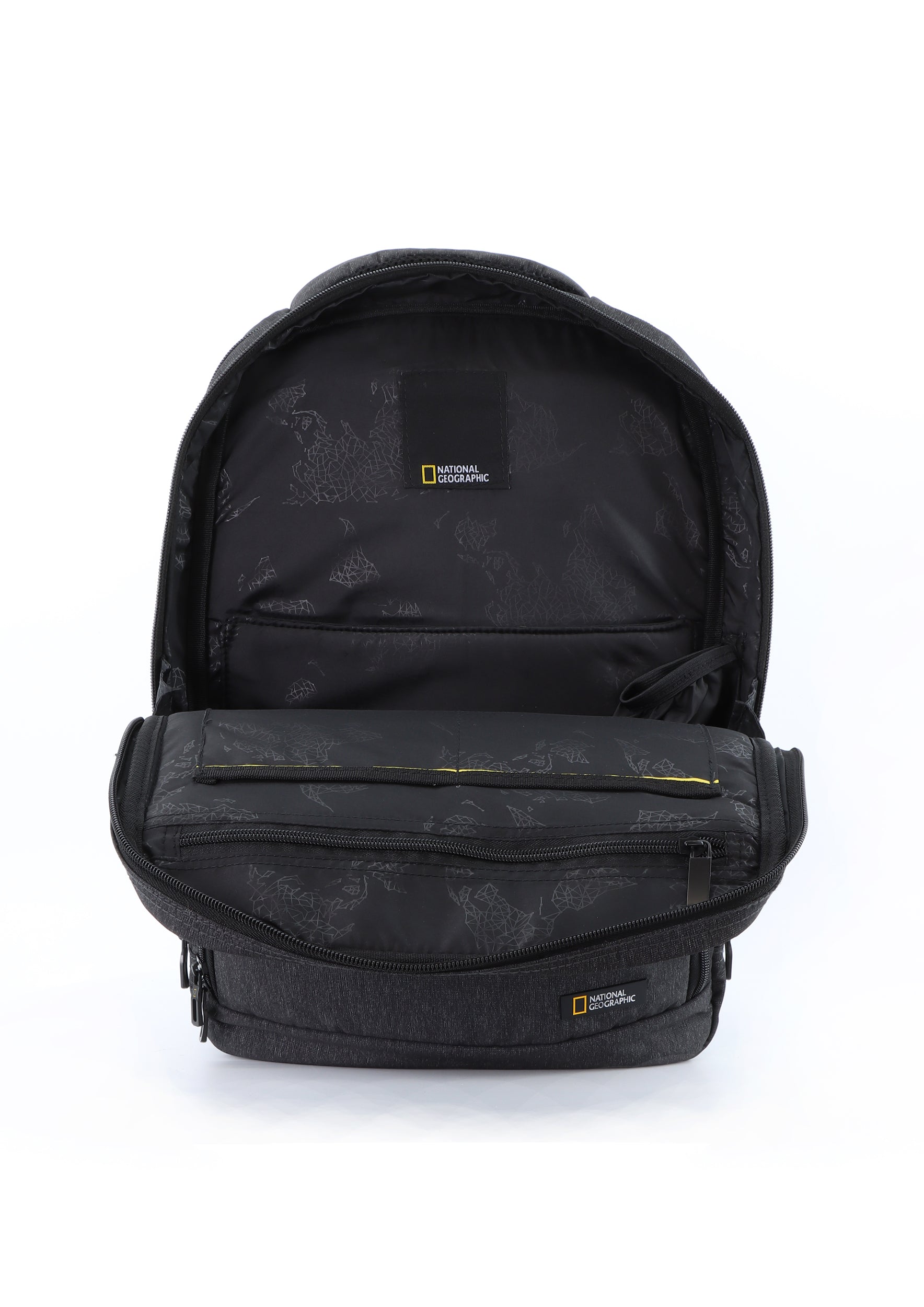 National Geographic Pro - Binnenkant 2-Tone Grijs laptop rugzak | luggage4u.be