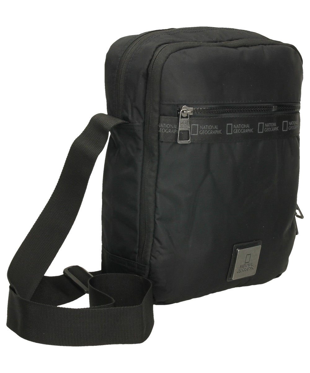 National Geographic N-Generatoin - Voorkant Zwart schoudertas | luggage4u.be