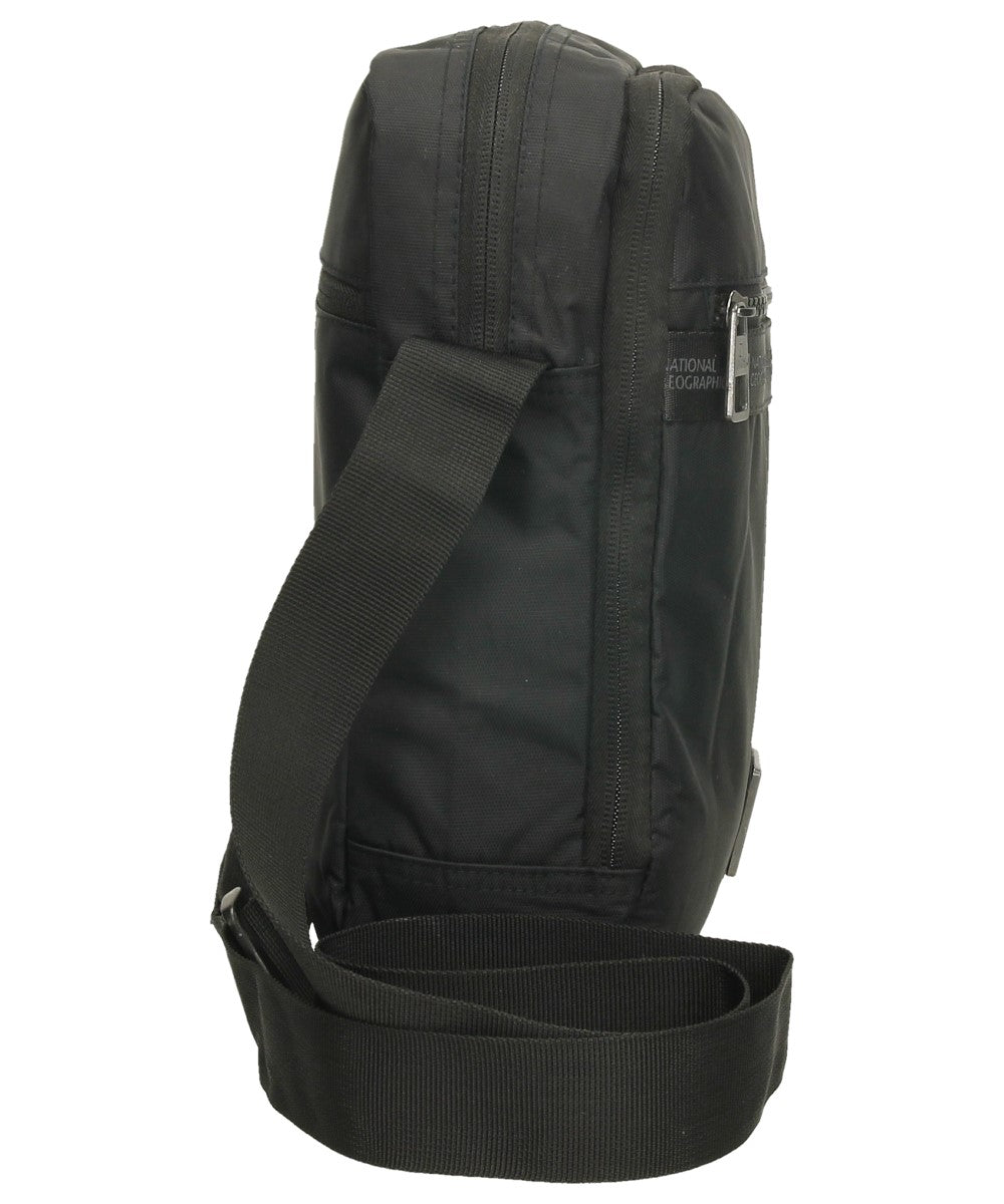 National Geographic N-Generatoin - Zijkant Zwart schoudertas | luggage4u.be