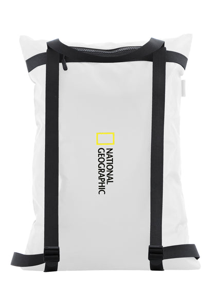 National Geographic Earth - Achterkant Wit shopper tas | luggage4u.be
