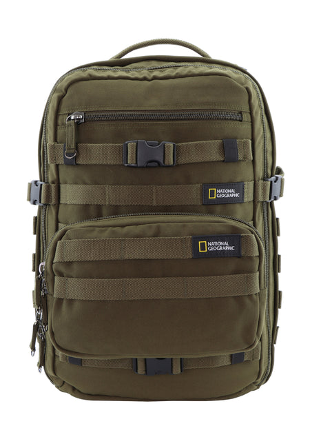 Sac à dos / sac à dos / cartable pour ordinateur portable National Geographic - 15 pouces - Rocket - N09003 - Kaki