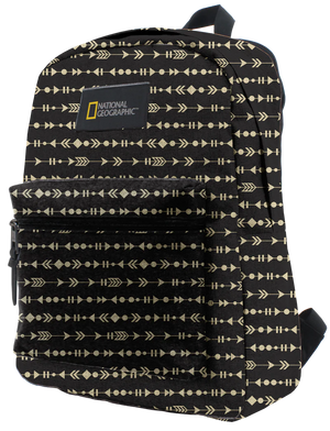 National Geographic Laptop Rugzak / Rugtas / Schooltas - 15 inch - Scale - N09102 - Zwart Print